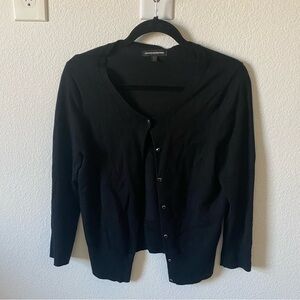 Black cardigan - J Crew / Banana Republic Style Express sweater